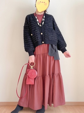 「Diagram（ダイアグラム）のアイテム（ワンピース/ドレス）」を使った、missassaさん（レディース・157cm）の春コーディネート