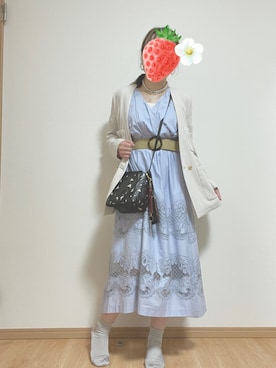 「GRACE CLASS（グレースクラス）のアイテム（ジャケット/アウター）」を使った、missassaさん（レディース・157cm）の春コーディネート