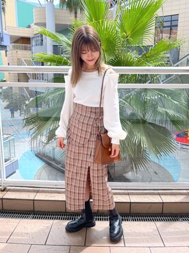 erikaoliveさん（レディース・158cm）の秋コーディネート