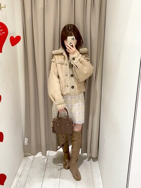 erikaoliveさん（レディース・158cm）の冬コーディネート