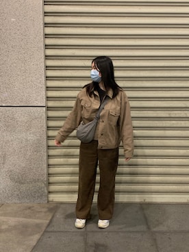 「nike」｜「アイテム（ジャケット/アウター）」を使った、ootd wei3さん（レディース・162cm）の冬コーディネート