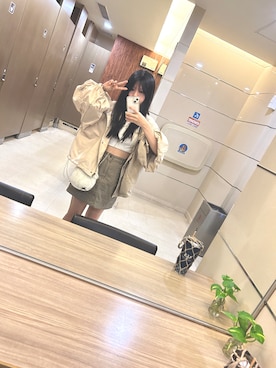 「apres jour（アプレジュール）のアイテム（ジャケット/アウター）」を使った、Y.C.さん（レディース・158cm）の秋コーディネート