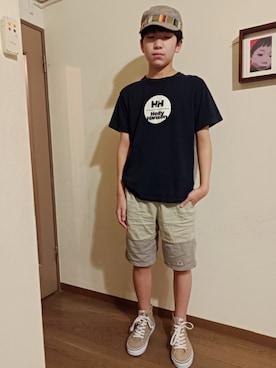 「phenix（フェニックス）のアイテム」を使った、リンコさん（キッズ・123cm）の夏コーディネート