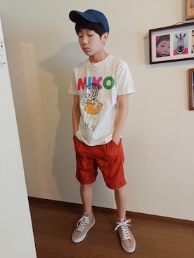 リンコさん(キッズ・123cm)の夏コーディネート