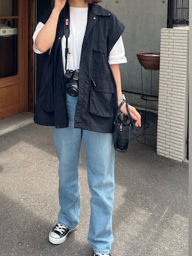 「Java（ジャバ）のアイテム」を使った、シフォンさん（レディース・160cm）の秋コーディネート