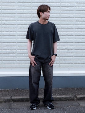 「Apple（-）のアイテム」を使った、UDさん（メンズ・173cm）の春コーディネート