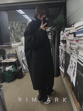 「アイテム（チェスターコート）」を使った、akanenakatsuさん（レディース・163cm）の秋コーディネート