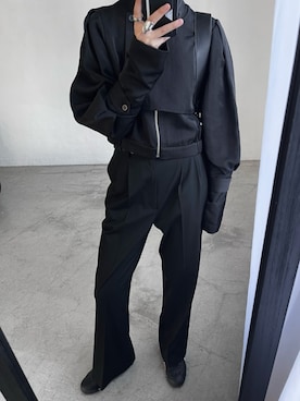 「アイテム（ナイロンジャケット）」を使った、akanenakatsuさん（レディース・163cm・20代）の冬コーディネート