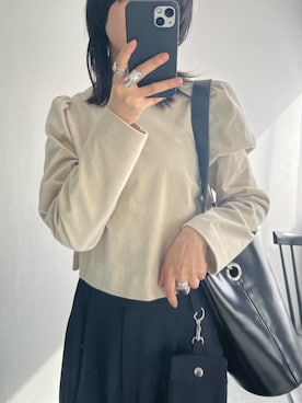 「RIM.ARK（リムアーク）のアイテム」を使った、akanenakatsuさん（レディース・163cm）の秋コーディネート