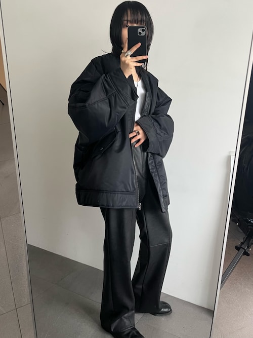 Leather like PT レザーライクパンツ（スラックス）｜RIM.ARK