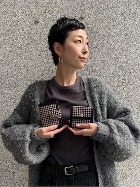 「ミニ財布」｜Kさん（レディース・170cm）の秋コーディネート