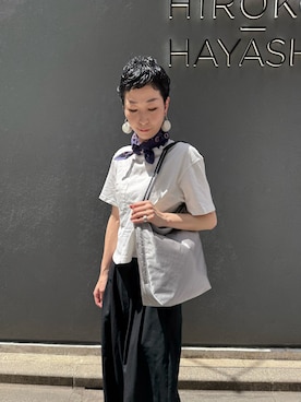 「デイリーカジュアル」｜Kさん（レディース・170cm）の夏コーディネート