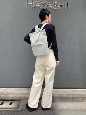 Kさん（レディース・170cm）の春コーディネート