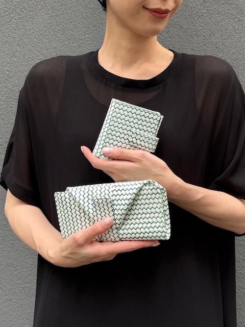 【新品】HIROKO HAYASHI パターンミニ長財布 HIROKO HAYASHI 最大46%☆8/11迄 ヒロコ ハヤシ 長財布