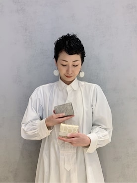 「ミニ財布」｜Kさん（レディース・170cm）の夏コーディネート
