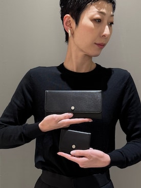 「アイテム（財布）」を使った、Kさん（レディース・170cm）の冬コーディネート