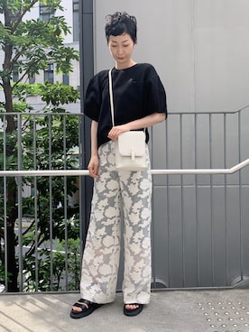 「羊革」｜Kさん（レディース・170cm）の夏コーディネート