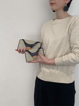 「ミニ財布」｜Kさん（レディース・170cm）の春コーディネート