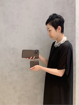 「ミニ財布」｜Kさん（レディース・170cm）の夏コーディネート