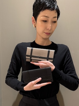 「アイテム（財布）」を使った、Kさん（レディース・170cm）の冬コーディネート