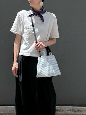 「ヒロコハヤシ」｜Kさん（レディース・170cm）の夏コーディネート