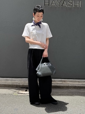 「ヒロコハヤシ」｜Kさん（レディース・170cm）の夏コーディネート
