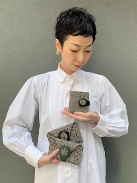 「ミニ財布」｜Kさん（レディース・170cm）の春コーディネート