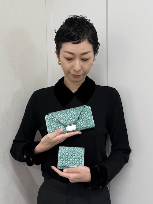 HIROKO HAYASHI GIRASOLE(ジラソーレ) 薄型ミニ財布 GIRASOLE（ジラソーレ）ファスナー式二つ折り財布〈Piu〉（財布