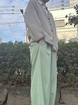 「Loose/ルース（ルース）のアイテム」を使った、Yutaさん（メンズ・183cm）の冬コーディネート