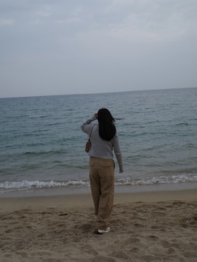 「STANDOIL（スタンドオイル）のアイテム」を使った、ゆうさん（レディース・160cm）の冬コーディネート