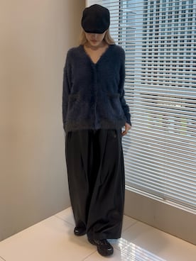 「アイテム（ハンチング/ベレー帽）」を使った、mmho01さん（レディース・170cm）の秋コーディネート