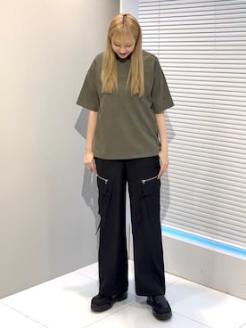 「tk.TAKEO KIKUCHI（ティーケータケオキクチ）のアイテム」を使った、mmho01さん（レディース・171cm）の春コーディネート