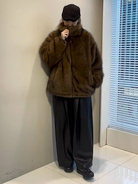 「tk.TAKEO KIKUCHI（ティーケータケオキクチ）のアイテム（ジャケット/アウター）」を使った、mmho01さん（レディース・171cm）の秋コーディネート