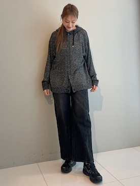 「tk.TAKEO KIKUCHI（ティーケータケオキクチ）のアイテム（パンツ）」を使った、mmho01さん（レディース・171cm）の春コーディネート