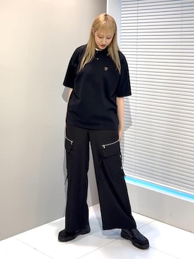 「tk.TAKEO KIKUCHI（ティーケータケオキクチ）のアイテム（トップス）」を使った、mmho01さん（レディース・171cm）の春コーディネート
