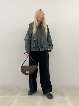 「カーキアウター」｜mmho01さん（レディース・170cm）の秋コーディネート