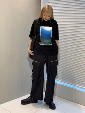 「tk.TAKEO KIKUCHI（ティーケータケオキクチ）のアイテム（トップス）」を使った、mmho01さん（レディース・171cm）の春コーディネート