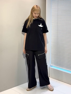 「tk.TAKEO KIKUCHI（ティーケータケオキクチ）のアイテム（トップス）」を使った、mmho01さん（レディース・171cm）の春コーディネート