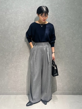 「オフィススタイル」｜douxarchivesさん（レディース・157cm）の秋コーディネート