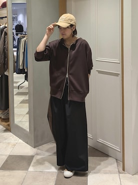 「アイテム（その他トップス）」を使った、douxarchivesさん（レディース・158cm）の秋コーディネート