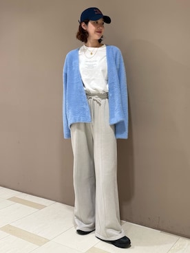 「アイテム（スウェットパンツ）」を使った、douxarchivesさん（レディース・169cm）の秋コーディネート