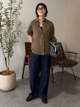 「Doux archives（ドゥアルシーヴ）のアイテム」を使った、douxarchivesさん（レディース・157cm）の夏コーディネート