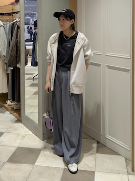 「アイテム（その他トップス）」を使った、douxarchivesさん（レディース・158cm）の秋コーディネート