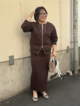 「アイテム（その他トップス）」を使った、douxarchivesさん（レディース・161cm）の秋コーディネート