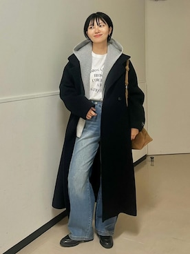 「アイテム（その他アウター）」を使った、douxarchivesさん（レディース・157cm）の秋コーディネート