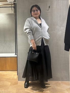 「アイテム（パーカー）」を使った、douxarchivesさん（レディース・161cm）の秋コーディネート