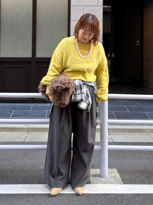 DOUX ARCHIVES（ドゥアルシーヴ） パンツ 3タックワイドパンツ