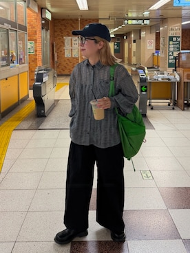 「Doux archives（ドゥアルシーヴ）のアイテム」を使った、douxarchivesさん（レディース・157cm）の夏コーディネート
