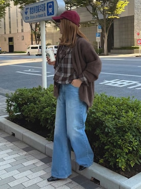 「Doux archives（ドゥアルシーヴ）のアイテム」を使った、douxarchivesさん（レディース・163cm）の秋コーディネート