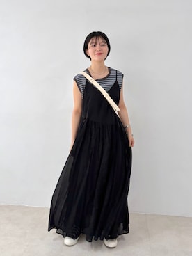 「Doux archives（ドゥアルシーヴ）のアイテム」を使った、douxarchivesさん（レディース・157cm）の夏コーディネート